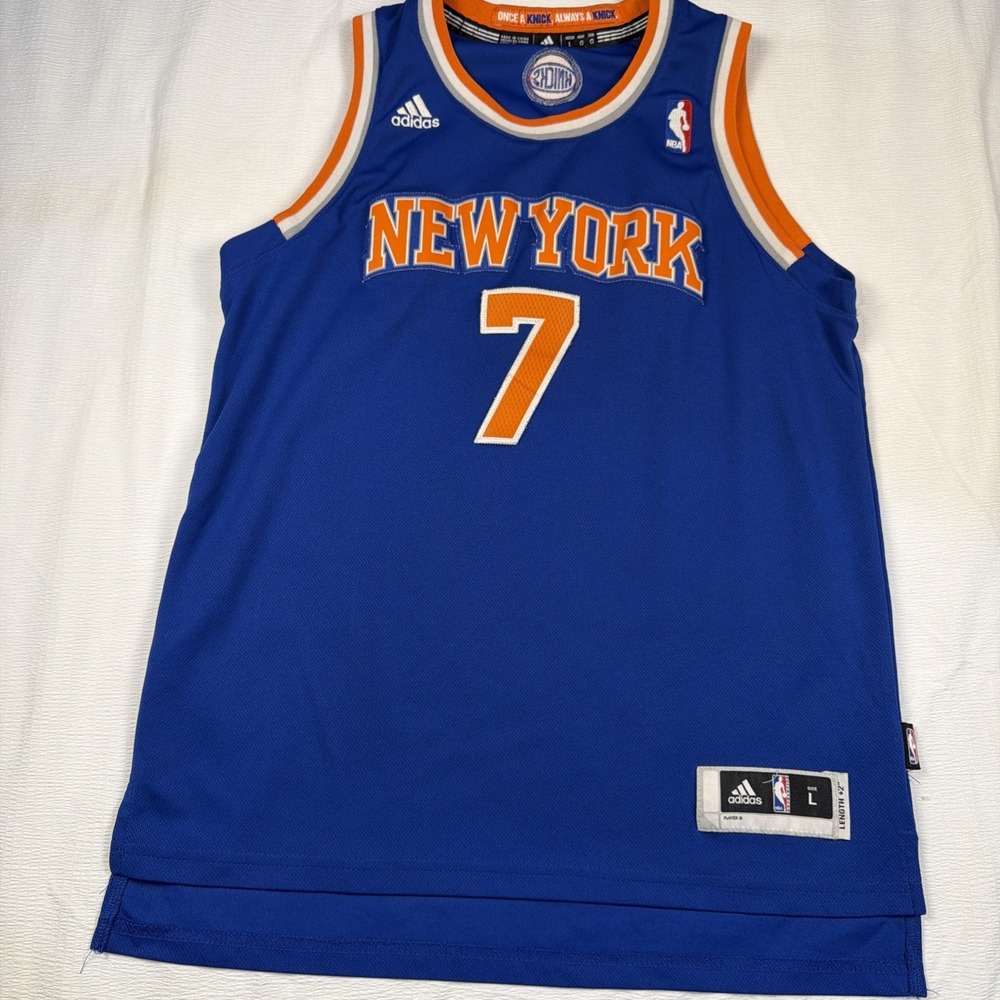 Carmelo Anthony New York Knicks NBA Jersey Child L Adidas Rev 30 Swingman #7